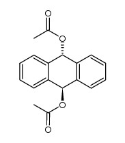 trans-9.10-diacetoxy-9.10-dihydro-anthracene Structure