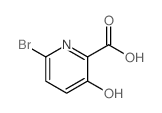 6-BROMO-3-HYDROXYPICOLINIC ACID Structure