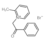 溴化2-甲基-1-(2-羰基-2-苯基乙基)吡啶正离子图片