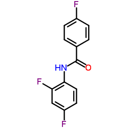 N-(2,4-Difluorophenyl)-4-fluorobenzamide structure