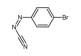 Z-p-Brom-phenyl-diazocyanid Structure