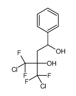 4-chloro-3-[chloro(difluoro)methyl]-4,4-difluoro-1-phenylbutane-1,3-diol结构式