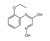 (2E)-N-(2-ethoxyphenyl)-2-hydroxyiminoacetamide Structure