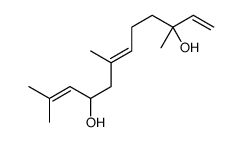 3,7,11-trimethyldodeca-1,6,10-triene-3,9-diol Structure