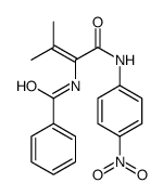 Benzamide, N-[2-methyl-1-[[(4-nitrophenyl)amino]carbonyl]-1-propenyl]- (9CI) Structure