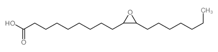 9-(3-heptyloxiran-2-yl)nonanoic acid结构式