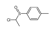 1-chloroethyl p-tolyl sulfoxide Structure