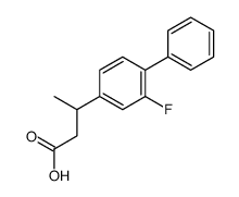 2'-Fluoro-β-methylbiphenyl-4-propionic acid结构式