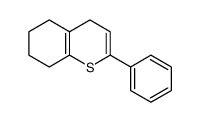 2-phenyl-5,6,7,8-tetrahydro-4H-thiochromene结构式