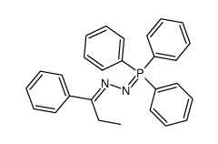 1-phenyl-propan-1-one (triphenyl-λ5-phosphanylidene)-hydrazone结构式