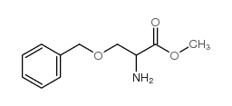 2-AMINO-3-BENZYLOXY-PROPIONIC ACID METHYL ESTER Structure