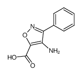 5-Isoxazolecarboxylicacid,4-amino-3-phenyl-(7CI,8CI,9CI)结构式