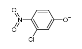 3-chloro-4-nitrophenolate Structure