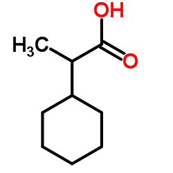 2-Cyclohexylpropanoic acid Structure