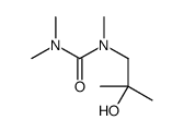 1-(2-hydroxy-2-methylpropyl)-1,3,3-trimethylurea结构式