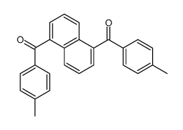 [5-(4-methylbenzoyl)naphthalen-1-yl]-(4-methylphenyl)methanone Structure