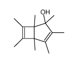 1,2,3,4,5,6,7-heptamethylbicyclo[3.2.0]hepta-2,6-dien-4-ol Structure