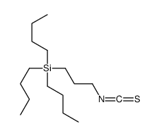 tributyl(3-isothiocyanatopropyl)silane Structure