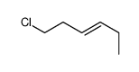 (E)-1-chlorohex-3-ene structure