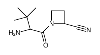 (2S)-1-[(2S)-2-amino-3,3-dimethylbutanoyl]azetidine-2-carbonitrile结构式