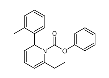 phenyl 6-ethyl-2-(2-methylphenyl)-2H-pyridine-1-carboxylate结构式