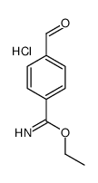 ethyl 4-formylbenzenecarboximidate,hydrochloride Structure