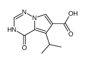 5-isopropyl-4-oxo-3,4-dihydropyrrolo[2,1-f][1,2,4]triazine-6-carboxylic acid Structure