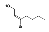 E-3-bromo-2-hepten-1-ol Structure