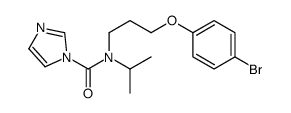 N-[3-(4-bromophenoxy)propyl]-N-propan-2-ylimidazole-1-carboxamide Structure