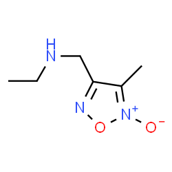 1,2,5-Oxadiazole-3-methanamine, N-ethyl-4-methyl-, 5-oxide (9CI) Structure