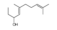 5,9-dimethyl-4,8-decadien-3-ol Structure