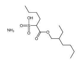 2-(Ammoniooxysulfonyl)hexanoic acid 2-ethylhexyl ester structure