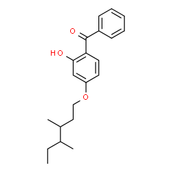 [4-[(3,4-dimethylhexyl)oxy]-2-hydroxyphenyl] phenyl ketone structure