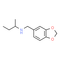 (2H-1,3-benzodioxol-5-ylmethyl)(butan-2-yl)amine Structure