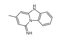 Pyrido[1,2-a]benzimidazol-1(5H)-imine, 3-methyl- (9CI) Structure