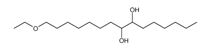 15-ethoxy-pentadecane-7,8-diol结构式