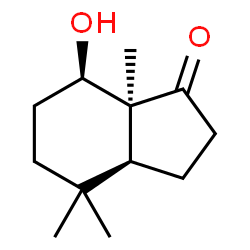 1H-Inden-1-one,octahydro-7-hydroxy-4,4,7a-trimethyl-,(3aR,7S,7aR)-rel-(9CI) Structure