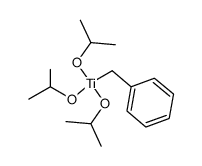 (C6H5CH2)Ti(O-i-Pr)3 Structure