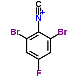 2,6-DIBROMO-4-FLUOROPHENYLISOCYANIDE结构式