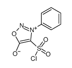 4-chlorosulfonyl-3-phenyl-sydnone结构式