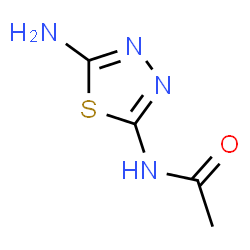 Acetamide,N-(5-amino-1,3,4-thiadiazol-2-yl)- structure