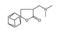 dihydro-4-(dimethylaminomethyl)spiro[furane-2(5H),2'-tricyclo[3.3.1.13,7]decan]-5-one Structure