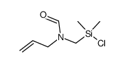 N-allyl-N-[(chlorodimethylsilyl)methyl]formamide Structure