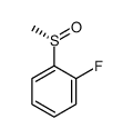 Benzene, 1-fluoro-2-[(S)-methylsulfinyl]- (9CI) Structure