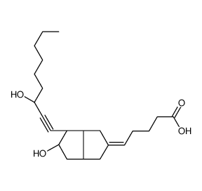 13,14-didehydro-20-methylcarboprostacyclin结构式