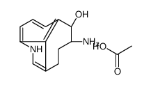 (6R,7S)-7-amino-6,7,8,9-tetrahydro-2H-cyclohepta[cd]indol-6-ol acetate结构式