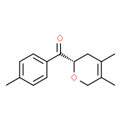 Methanone, [(2S)-3,6-dihydro-4,5-dimethyl-2H-pyran-2-yl](4-methylphenyl)- (9CI) Structure