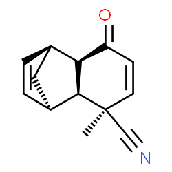 1,4-Methanonaphthalene-5-carbonitrile,1,4,4a,5,8,8a-hexahydro-5-methyl-8-oxo-,(1R,4S,4aR,5S,8aS)-rel-(9CI)结构式