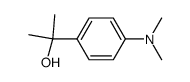 2-[4-(dimethylamino)phenyl]-2-propanol structure