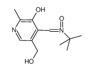 3-Pyridinemethanol,4-[[(1,1-dimethylethyl)oxidoimino]methyl]-5-hydroxy-6-methyl-结构式